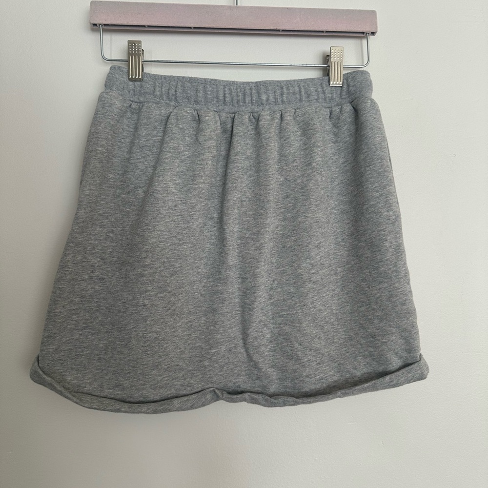 Umgee Gray Drawstring Sweat Skirt Casual Size Small EUC - Picture 4 of 5